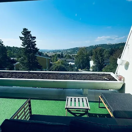 Topp I Oslo,gratis Parkering,balkong Med Utsikt Appartement Oslo